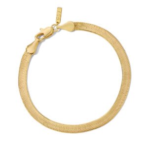 Herringbone Bracelet - Gold