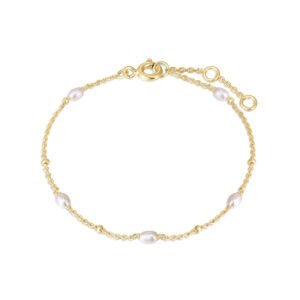 Freshwater Pearl Station Bracelet